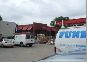 Funk Electrical at the new Sheetz in Stephen's City, VA